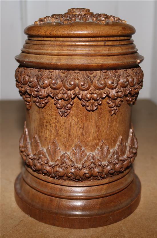 Portuguese rosewood cigar barrel
